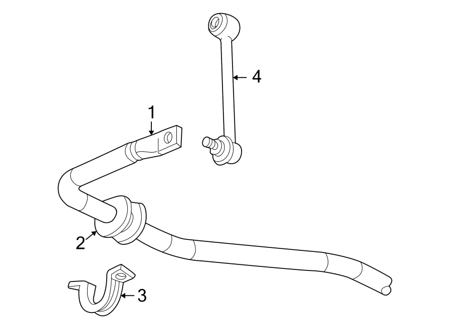 Diagram REAR SUSPENSION. STABILIZER BAR. for your 2012 GMC Sierra 2500 HD  SLE Extended Cab Pickup 