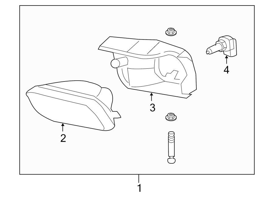 Diagram FRONT LAMPS. FOG LAMPS. for your 2018 Chevrolet Spark  ACTIV Hatchback 