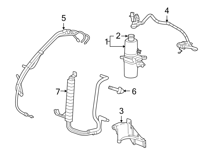 STEERING GEAR & LINKAGE. PUMP & HOSES.