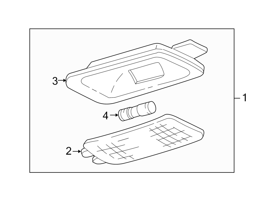 Diagram CAB. INTERIOR TRIM. for your 2005 Chevrolet Silverado 1500 Z71 Off-Road Crew Cab Pickup Fleetside 4.8L Vortec V8 A/T 4WD 