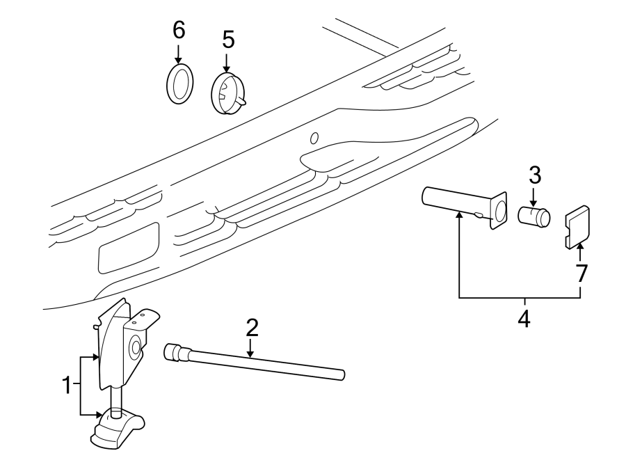 2PICK UP BOX. SPARE TIRE CARRIER.https://images.simplepart.com/images/parts/motor/fullsize/GQ05540.png