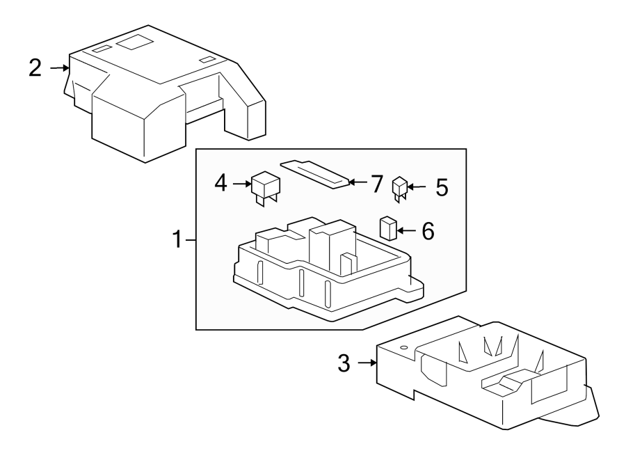 Diagram FUSE & RELAY. for your 2021 Chevrolet Spark  LS Hatchback 