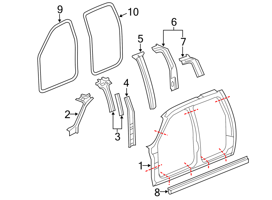 Diagram Cab. Uniside. for your 2022 Chevrolet Spark   