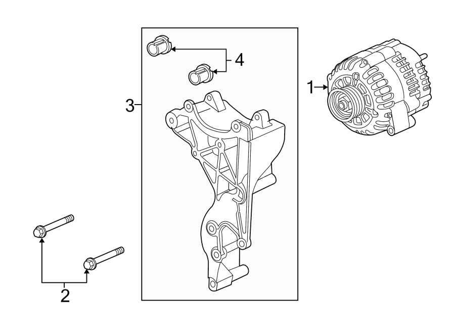 Diagram ALTERNATOR. for your 1990 Chevrolet Blazer   