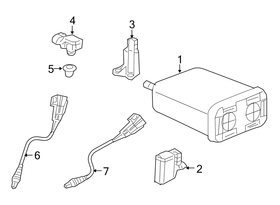 Diagram EMISSION SYSTEM. EMISSION COMPONENTS. for your Chevrolet Spectrum  