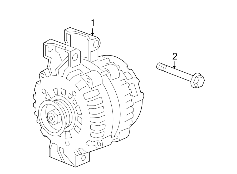 Diagram ALTERNATOR. for your 2011 GMC Sierra 2500 HD 6.0L Vortec V8 FLEX A/T RWD SLT Crew Cab Pickup 