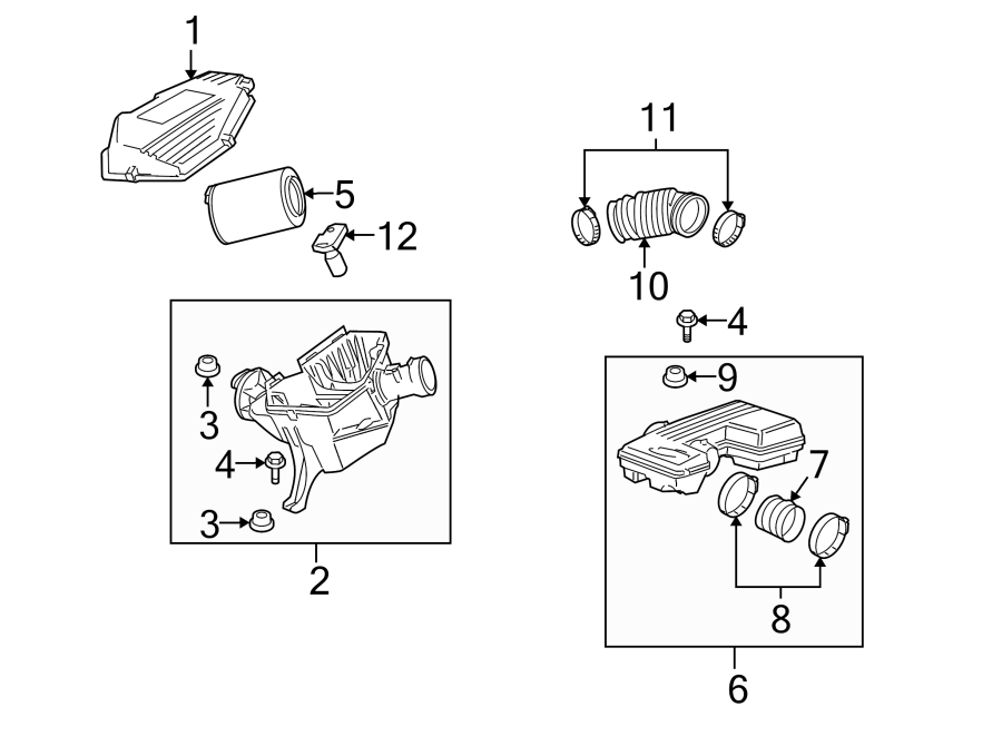 AIR INTAKE. Diagram