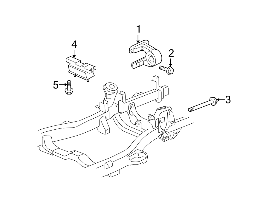 ENGINE & TRANS MOUNTING. Diagram