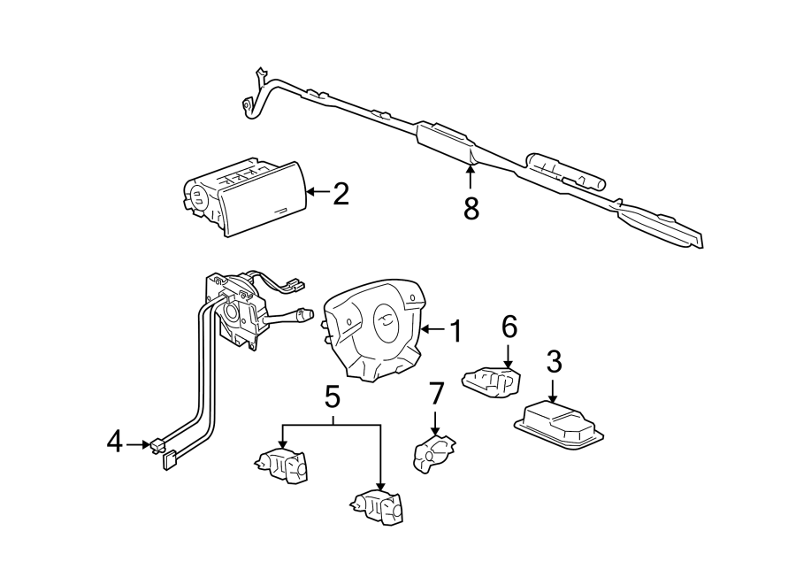 2RESTRAINT SYSTEMS. AIR BAG COMPONENTS.https://images.simplepart.com/images/parts/motor/fullsize/GS06260.png