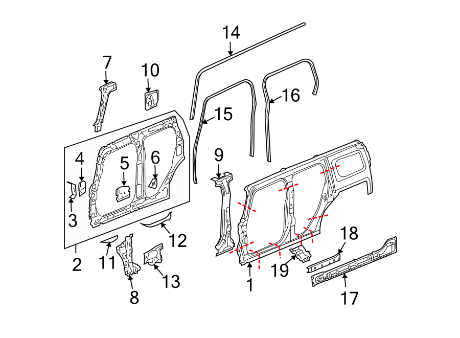 3PILLARS. ROCKER & FLOOR. UNISIDE.https://images.simplepart.com/images/parts/motor/fullsize/GS06310.png