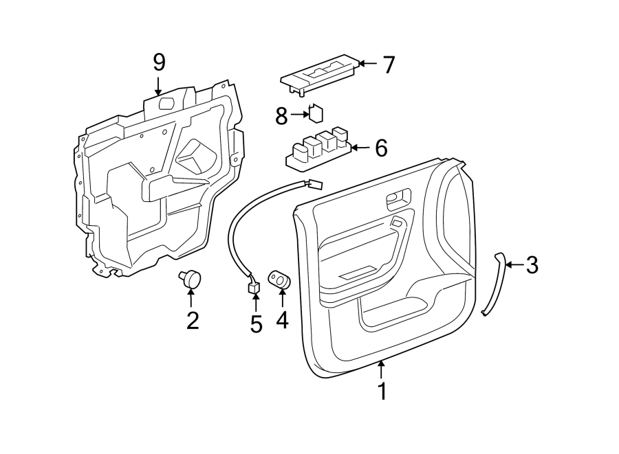 8FRONT DOOR. INTERIOR TRIM.https://images.simplepart.com/images/parts/motor/fullsize/GS06355.png