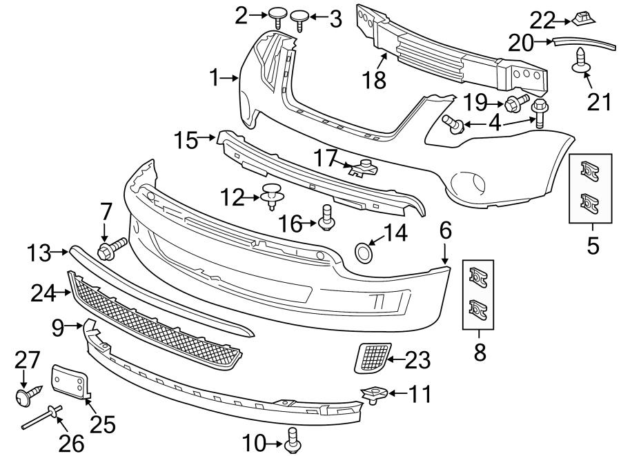 13FRONT BUMPER. BUMPER & COMPONENTS.https://images.simplepart.com/images/parts/motor/fullsize/GT07006.png