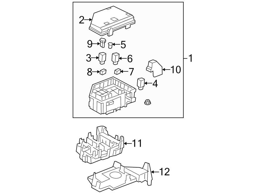 Diagram FUSE & RELAY. for your 2008 Chevrolet Tahoe    