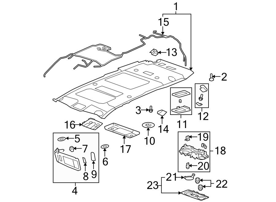 Diagram INTERIOR TRIM. for your 1999 Buick Century   