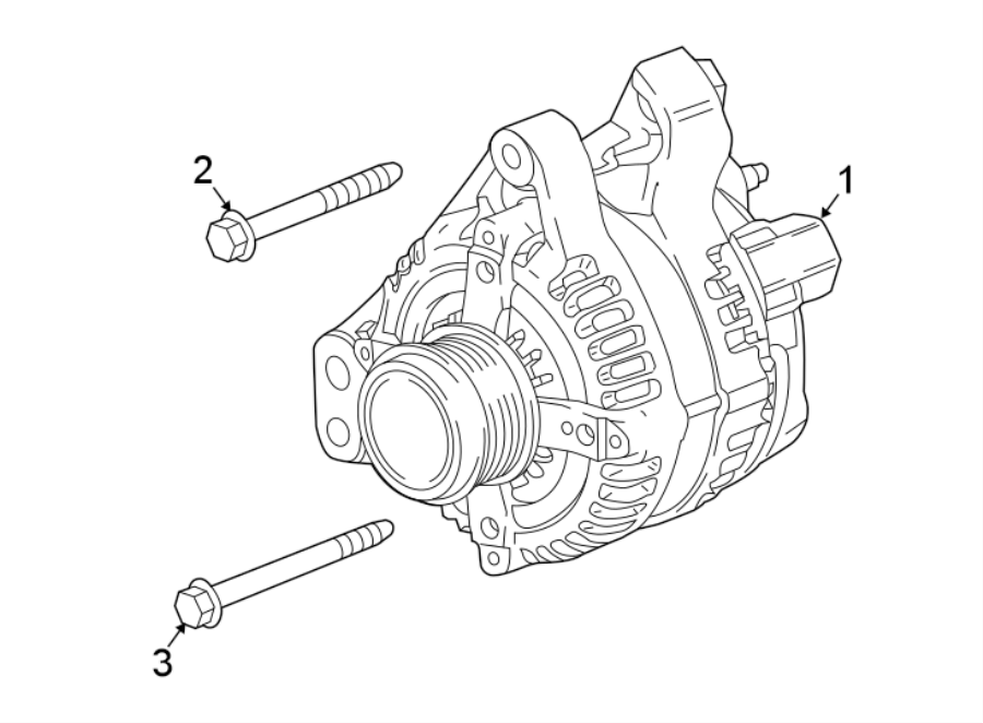 Diagram ALTERNATOR. for your 2004 GMC Sierra 2500 HD 6.6L Duramax V8 DIESEL A/T 4WD SLE Crew Cab Pickup 