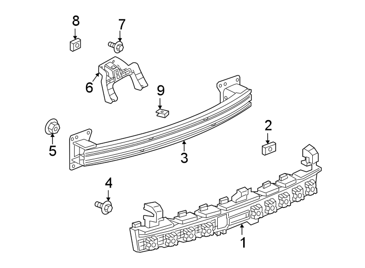 3Rear bumper. Bumper & components.https://images.simplepart.com/images/parts/motor/fullsize/GT17797.png