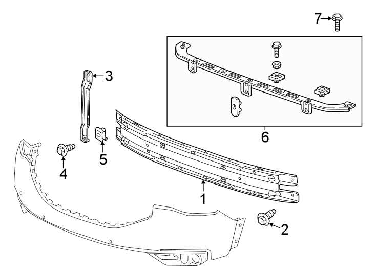 1Front bumper & grille. Bumper & components.https://images.simplepart.com/images/parts/motor/fullsize/GT17815.png