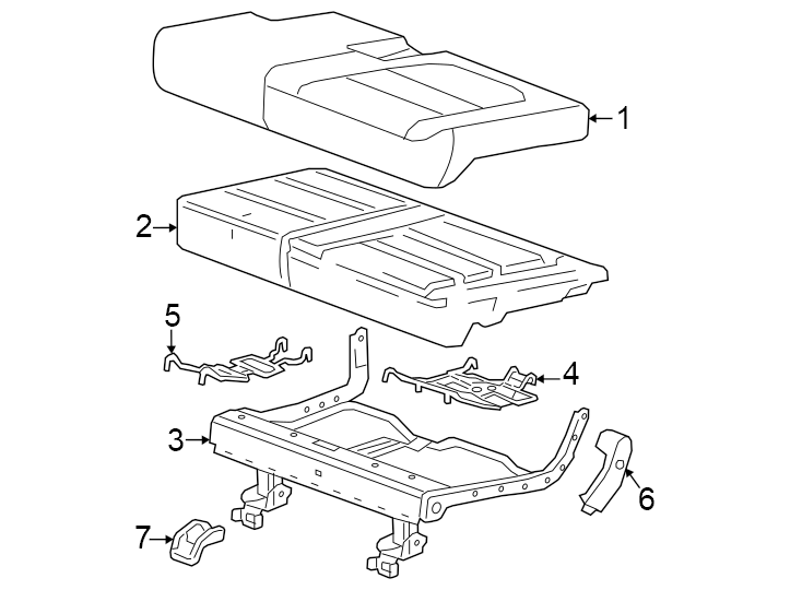 460% side. Seat cushion W/O power fold. After dark. AT4. Elevation. Gideon. Inner. Outer.https://images.simplepart.com/images/parts/motor/fullsize/GT24490.png