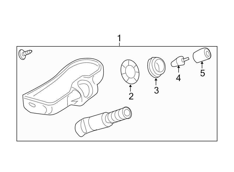 TIRE PRESSURE MONITOR COMPONENTS.