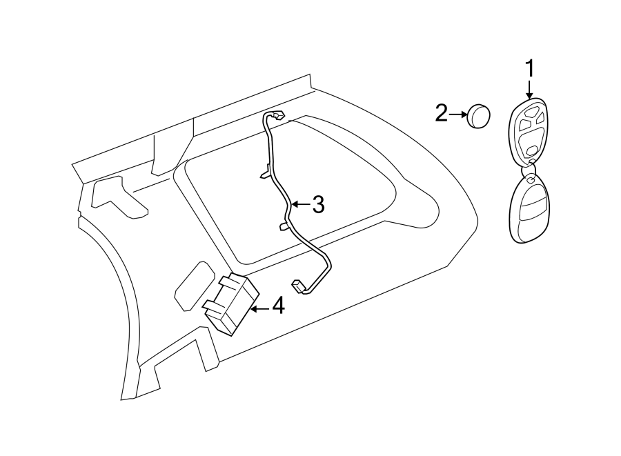 Diagram ELECTRICAL COMPONENTS. for your Chevrolet Spark  