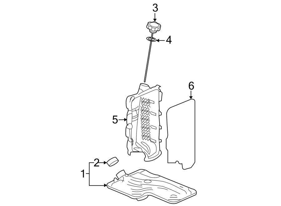 Diagram ENGINE / TRANSAXLE. TRANSAXLE PARTS. for your 2012 GMC Sierra 2500 HD 6.0L Vortec V8 FLEX A/T RWD SLE Extended Cab Pickup Fleetside 