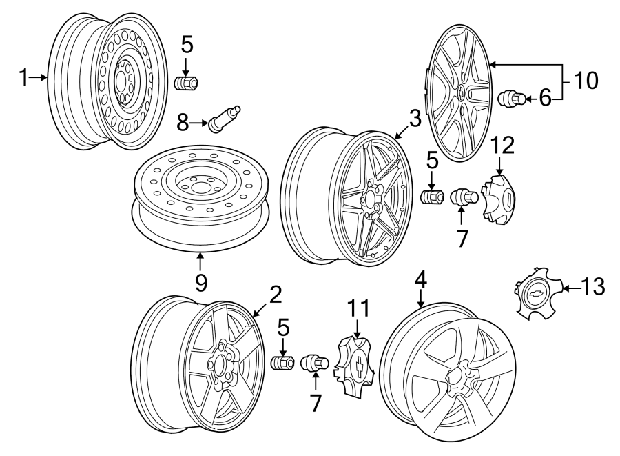 WHEELS. COVERS & TRIM.