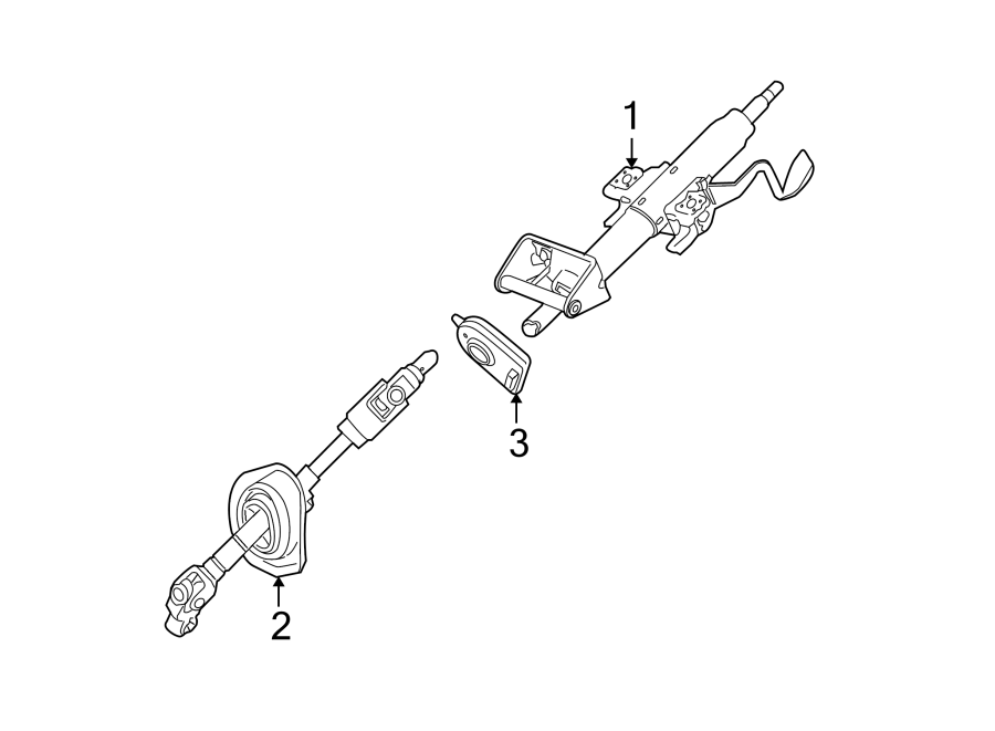 STEERING COLUMN ASSEMBLY.