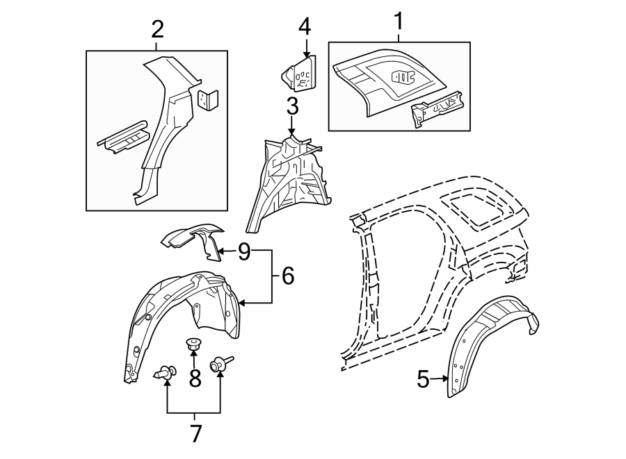 8QUARTER PANEL. INNER STRUCTURE.https://images.simplepart.com/images/parts/motor/fullsize/GV05435.png