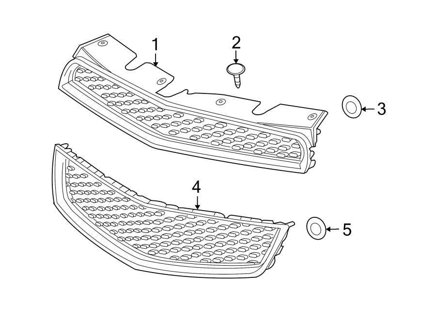 4FRONT BUMPER & GRILLE. GRILLE & COMPONENTS.https://images.simplepart.com/images/parts/motor/fullsize/GV10015.png