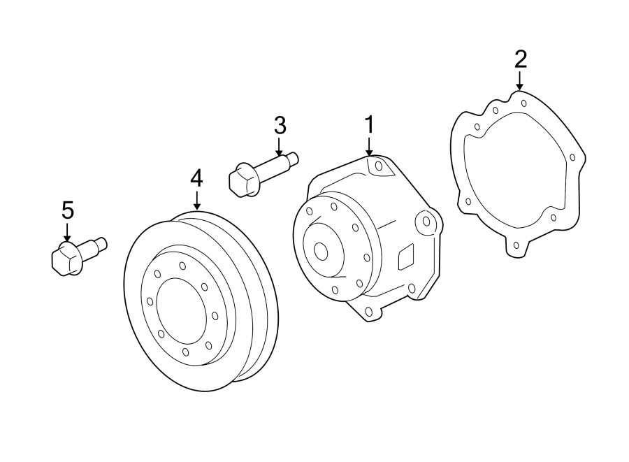 Diagram WATER PUMP. for your 1985 Buick Century   