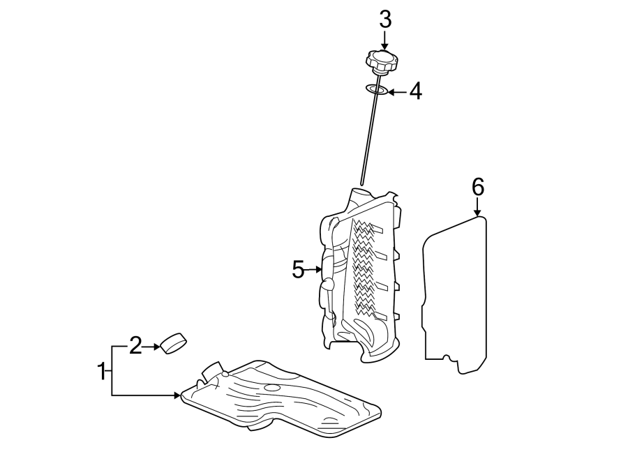 Diagram ENGINE / TRANSAXLE. TRANSAXLE PARTS. for your 2012 GMC Sierra 2500 HD 6.0L Vortec V8 FLEX A/T RWD SLE Extended Cab Pickup Fleetside 