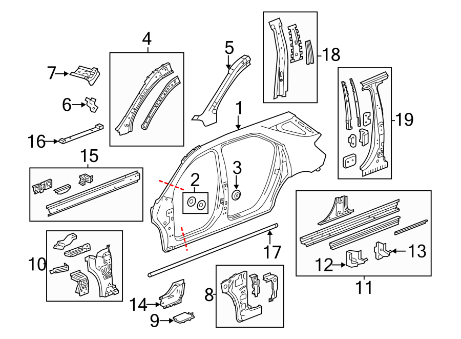 9PILLARS. ROCKER & FLOOR. center pillar. HINGE PILLAR. UNISIDE.https://images.simplepart.com/images/parts/motor/fullsize/GV10485.png