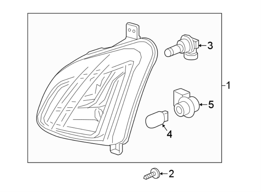 Diagram Front lamps. Signal lamps. for your 2007 GMC Sierra 1500 Classic SL Crew Cab Pickup 5.3L Vortec V8 M/T 4WD 