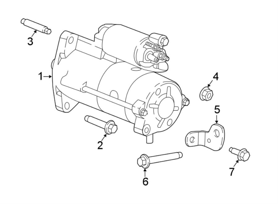 Diagram Starter. for your Chevrolet Equinox  