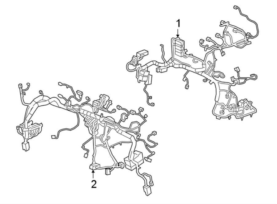 Diagram WIRING HARNESS. for your 2018 Chevrolet Equinox Premier Sport Utility  