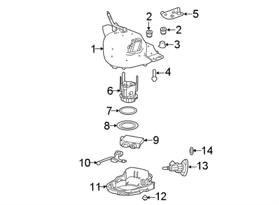 Diagram EMISSION SYSTEM. EMISSION COMPONENTS. for your 2018 Chevrolet Equinox 1.5L Ecotec A/T FWD LS Sport Utility 