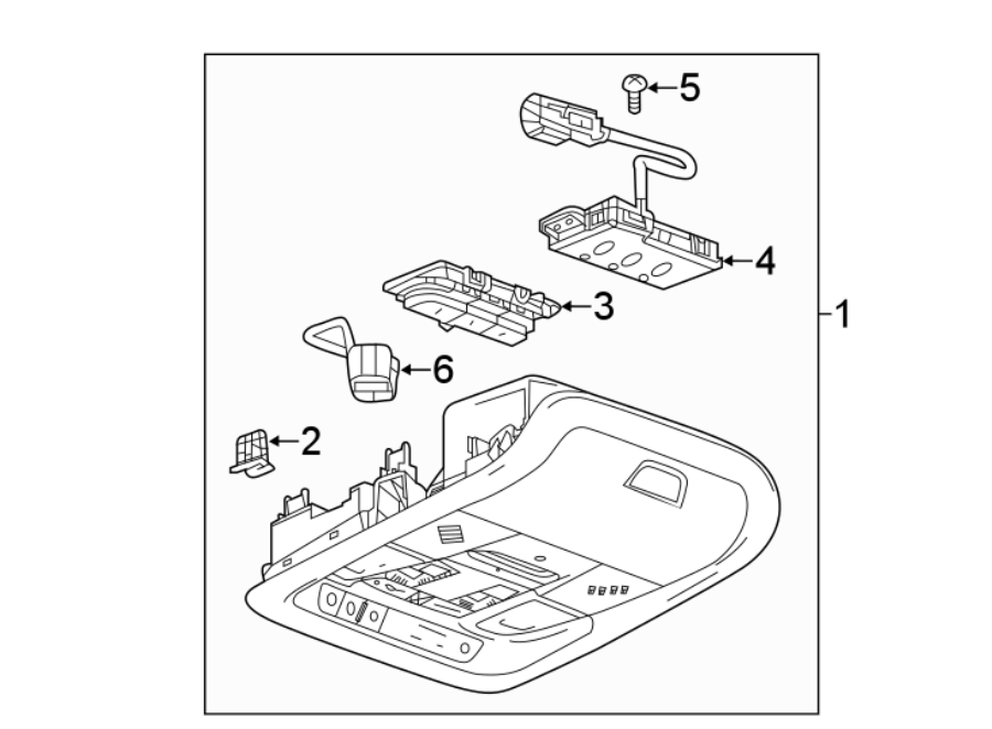 OVERHEAD CONSOLE. Diagram