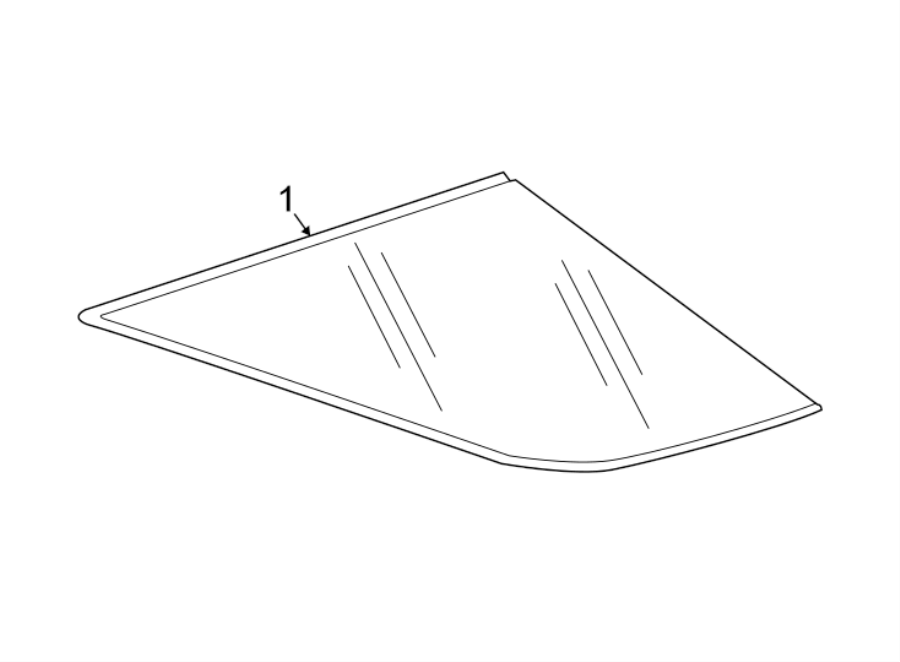 Diagram QUARTER PANEL. GLASS. for your 2002 GMC Sierra 2500 HD 8.1L Vortec V8 A/T RWD SL Standard Cab Pickup Fleetside 