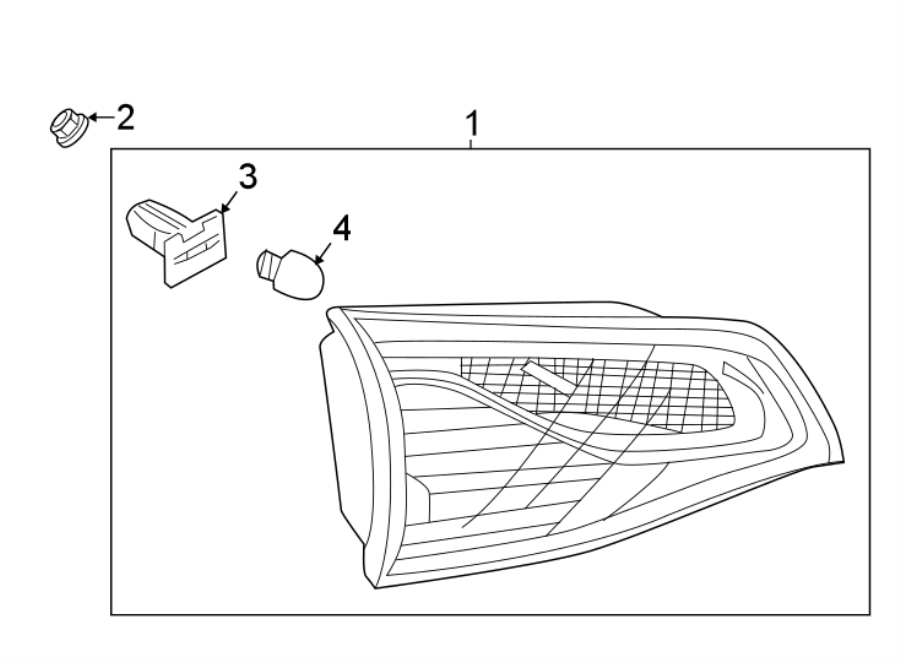 Diagram REAR LAMPS. BACKUP LAMPS. for your 2006 GMC Sierra 2500 HD 6.6L Duramax V8 DIESEL M/T 4WD SLT Extended Cab Pickup 