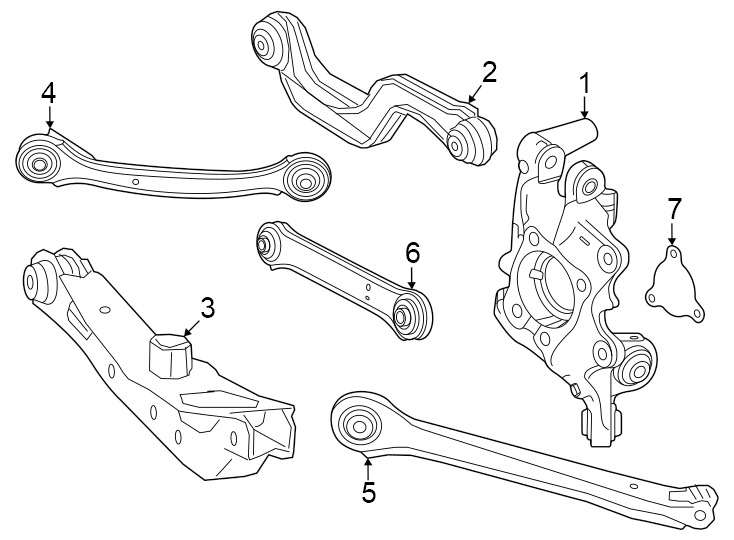 1Rear suspension. Suspension components.https://images.simplepart.com/images/parts/motor/fullsize/GV16585.png