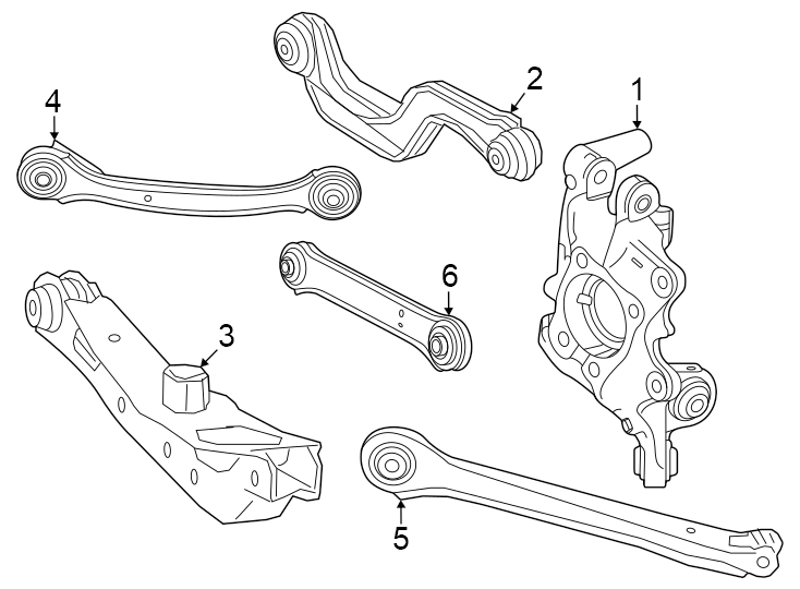 1Rear suspension. Suspension components.https://images.simplepart.com/images/parts/motor/fullsize/GV16610.png