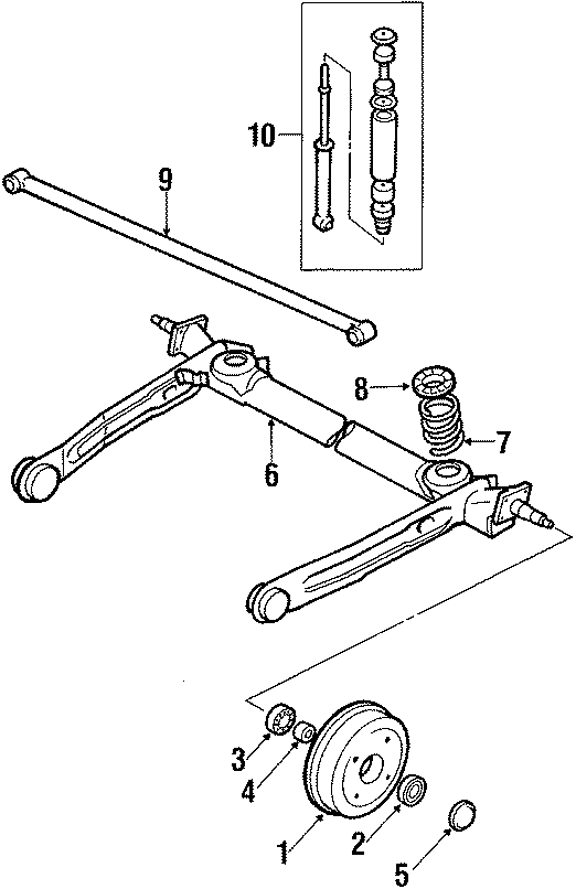 Diagram REAR SUSPENSION. for your 2012 GMC Sierra 2500 HD 6.0L Vortec V8 FLEX A/T 4WD SLT Extended Cab Pickup 