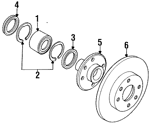 Diagram WHEELS & FRONT SUSPENSION. WHEEL BEARINGS. for your 2013 GMC Sierra 2500 HD 6.0L Vortec V8 CNG A/T 4WD SLE Extended Cab Pickup Fleetside 