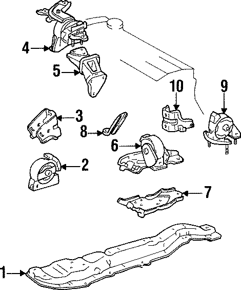 2ENGINE / TRANSAXLE. ENGINE & TRANS MOUNTING.https://images.simplepart.com/images/parts/motor/fullsize/HC93145.png