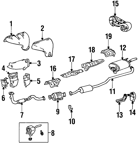 1EXHAUST SYSTEM. EXHAUST COMPONENTS.https://images.simplepart.com/images/parts/motor/fullsize/HC93150.png