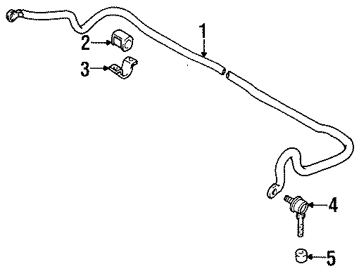 Diagram FRONT SUSPENSION. STABILIZER BAR & COMPONENTS. for your 2009 GMC Sierra 2500 HD   