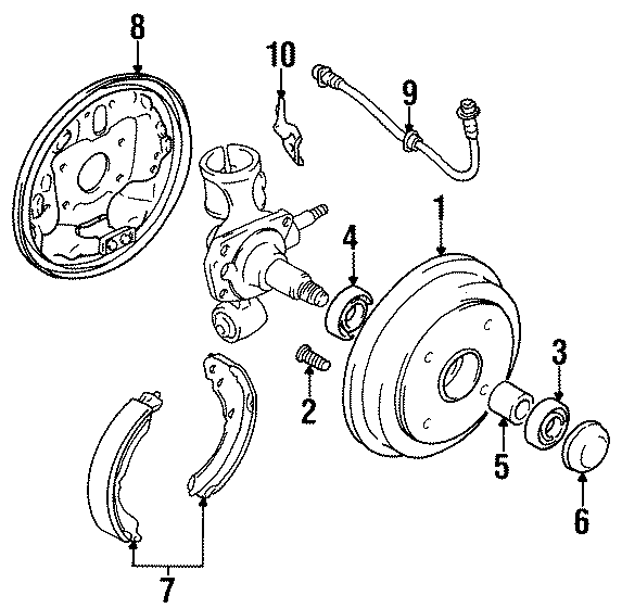 Diagram REAR SUSPENSION. BRAKE COMPONENTS. for your 2012 GMC Sierra 2500 HD 6.0L Vortec V8 FLEX A/T 4WD WT Extended Cab Pickup Fleetside 