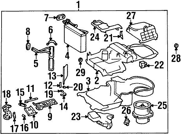 2AIR CONDITIONER & HEATER. EVAPORATOR & HEATER COMPONENTS.https://images.simplepart.com/images/parts/motor/fullsize/HC98071.png