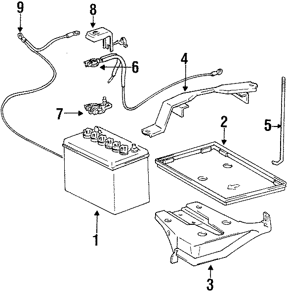 Diagram BATTERY. for your 2018 Buick Regal TourX   