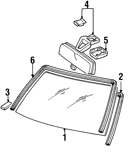 3WINDSHIELD. GLASS. REVEAL MOLDINGS.https://images.simplepart.com/images/parts/motor/fullsize/HC98225.png